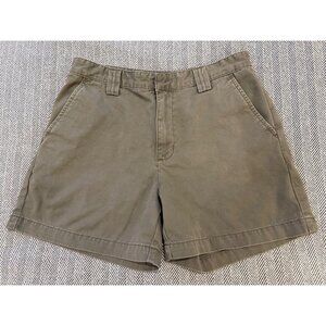 Calvin Klein Jeans Womens Olive Green Cotton Shorts Size 8 Casual Style With Poc